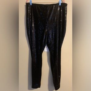 EUC Black Sequins Pants